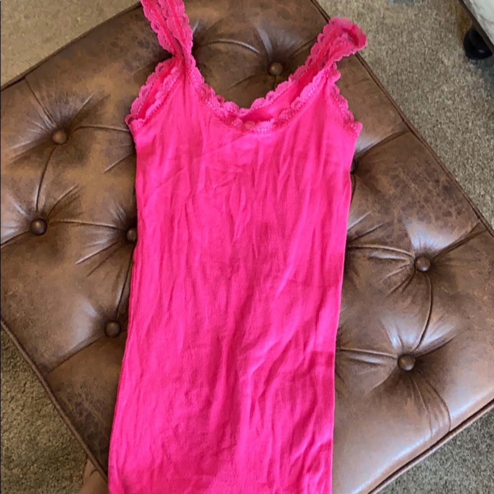 Hollister M Tank with Lace Accent